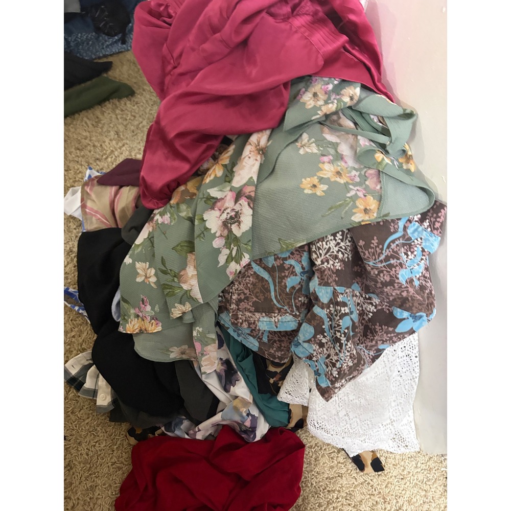 Womens Clothing Reseller Box Lot Mixed Brands Floral Animal Print 20+ Pieces